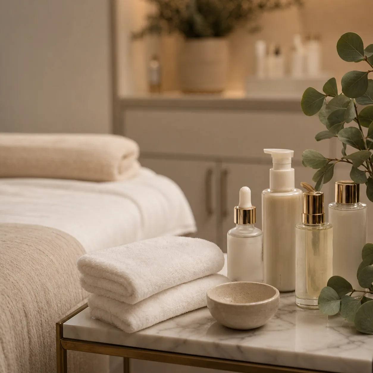 Ella Skin treatment room skincare detail